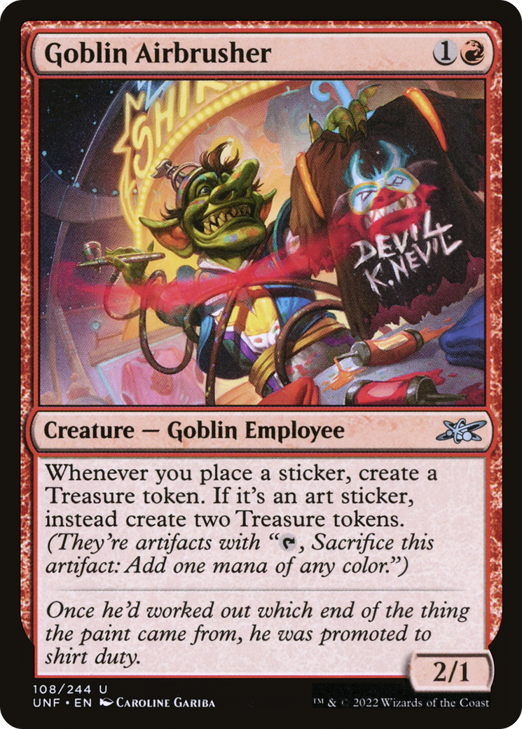 Goblin Airbrusher [Unfinity] | Grognard Games