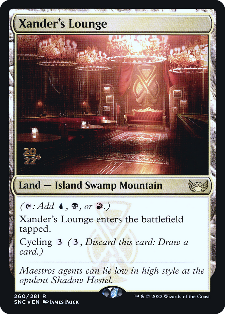Xander's Lounge [Streets of New Capenna Prerelease Promos] | Grognard Games