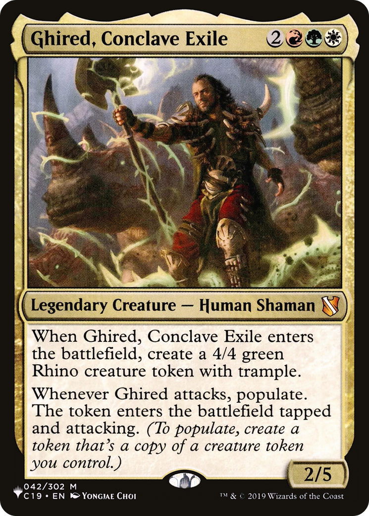 Ghired, Conclave Exile [The List] | Grognard Games