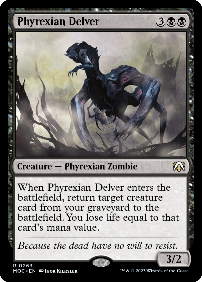 Phyrexian Delver [March of the Machine Commander] | Grognard Games