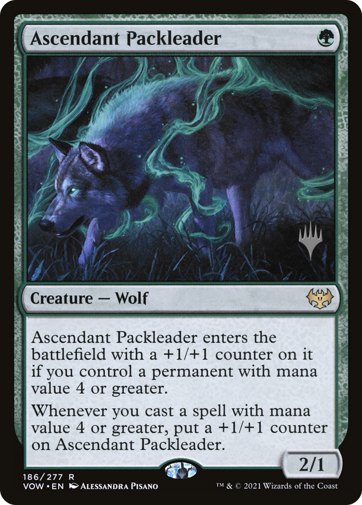 Ascendant Packleader (Promo Pack) [Innistrad: Crimson Vow Promos] | Grognard Games