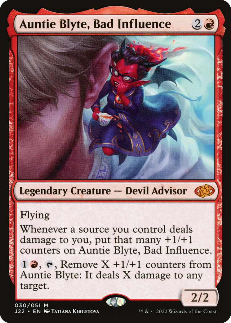 Auntie Blyte, Bad Influence [Jumpstart 2022] | Grognard Games