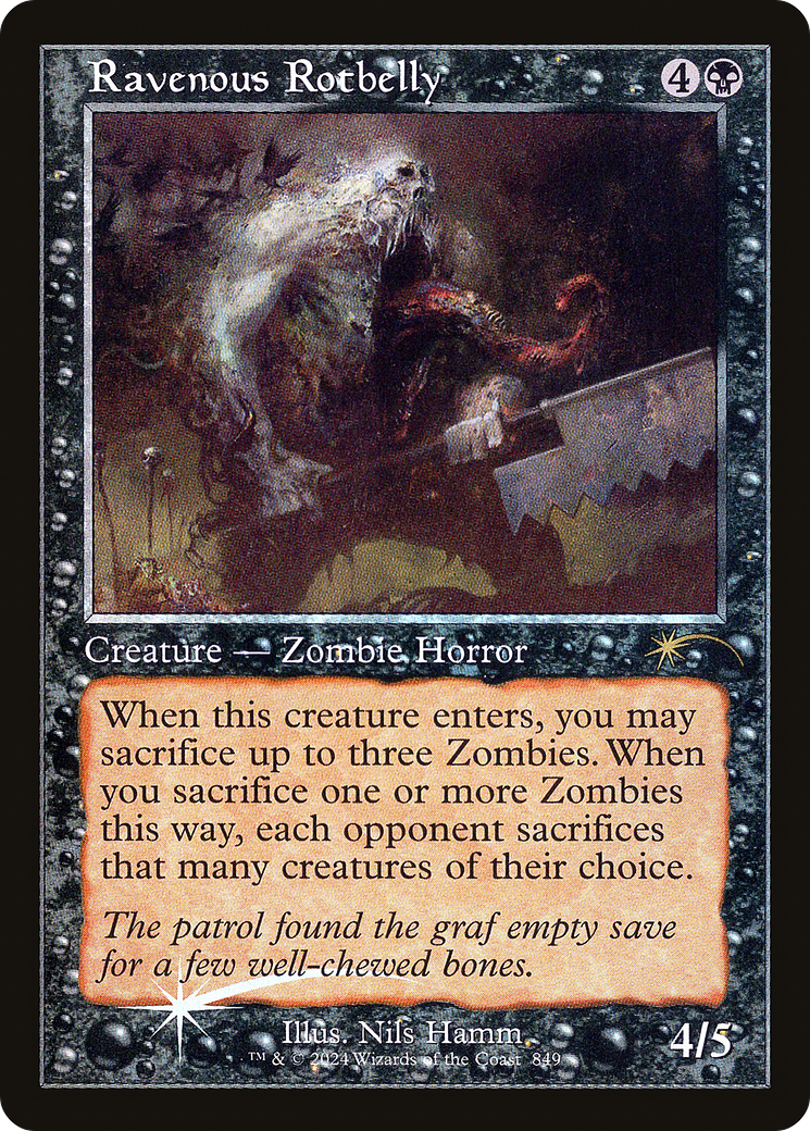 Ravenous Rotbelly (Retro Frame) [Secret Lair Drop Series] | Grognard Games