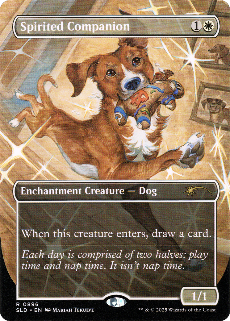 Spirited Companion (SLD-896) - Secret Lair Drop (Borderless) Foil | Grognard Games