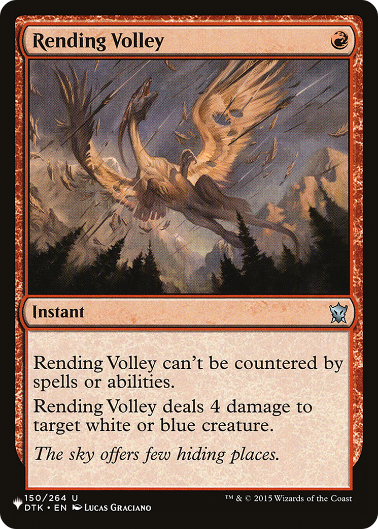 Rending Volley [The List] | Grognard Games