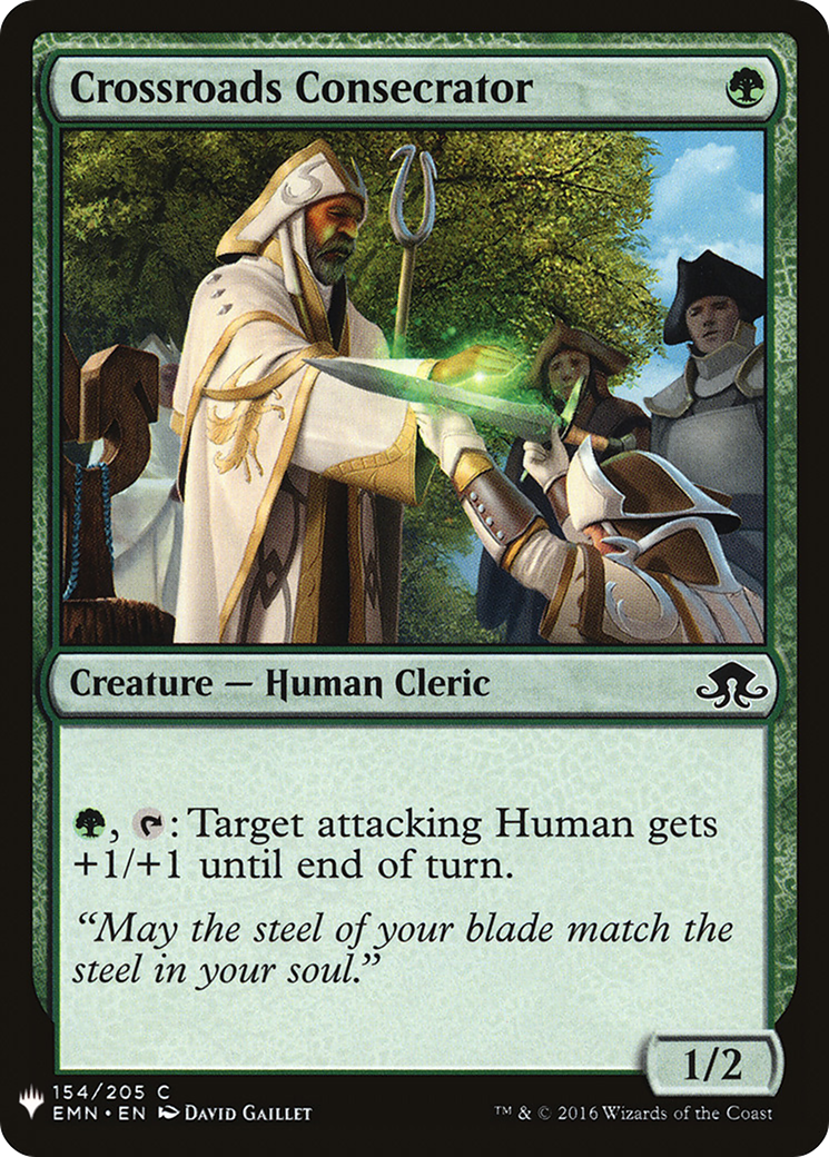 Crossroads Consecrator [Mystery Booster] | Grognard Games