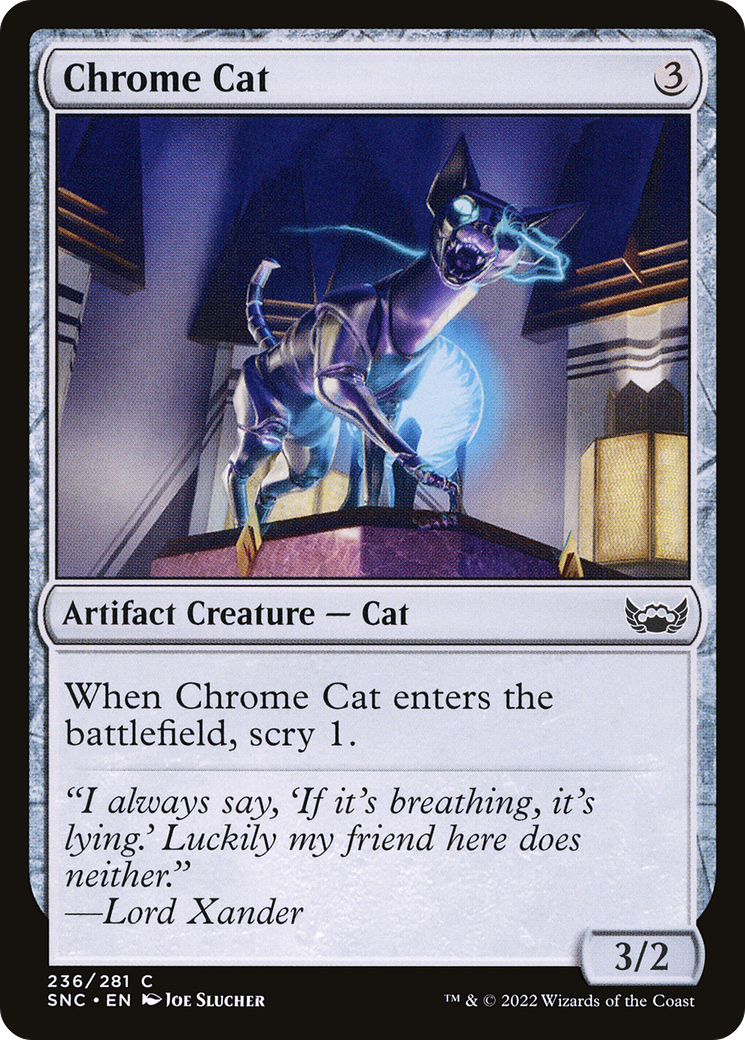 Chrome Cat [Streets of New Capenna] | Grognard Games