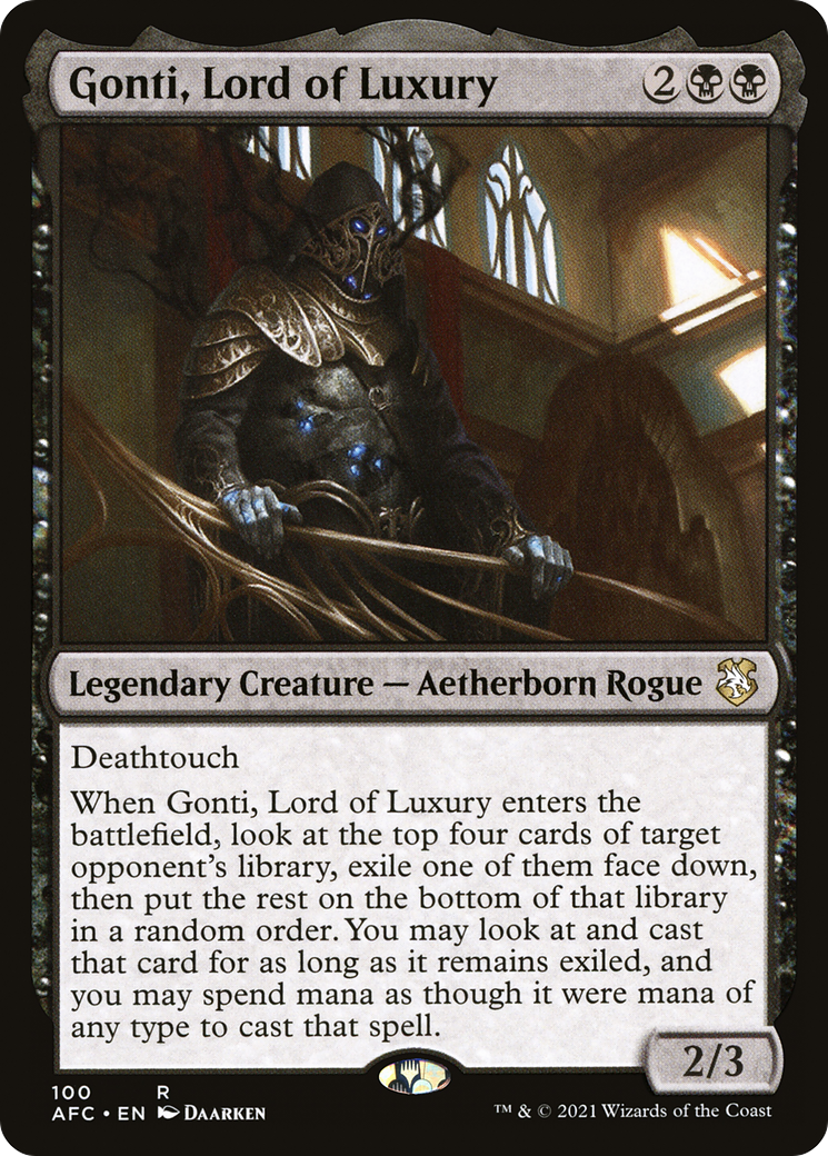 Gonti, Lord of Luxury [Dungeons & Dragons: Adventures in the Forgotten Realms Commander] | Grognard Games