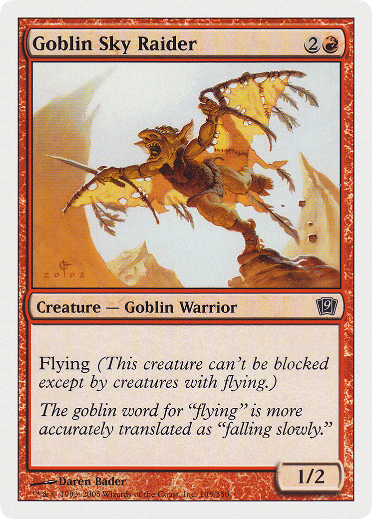 Goblin Sky Raider [Ninth Edition] | Grognard Games