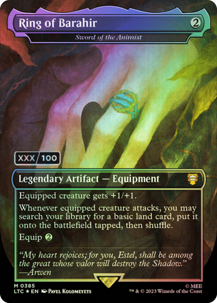 Ring of Barahir - Sword of the Animist (Serialized) [The Lord of the Rings: Tales of Middle-Earth Commander] | Grognard Games