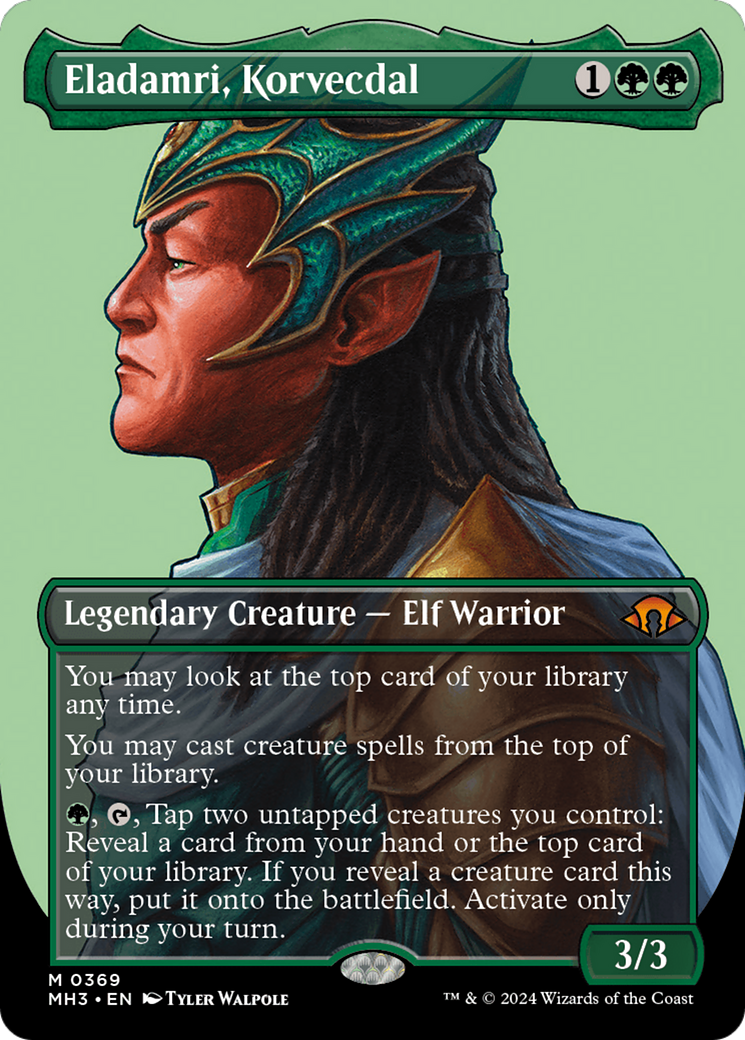 Eladamri, Korvecdal (Borderless) [Modern Horizons 3] | Grognard Games