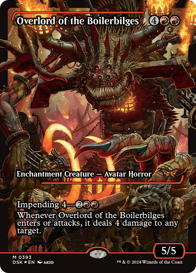 Overlord of the Boilerbilges (Japan Showcase) (Japanese) [Duskmourn: House of Horror] | Grognard Games