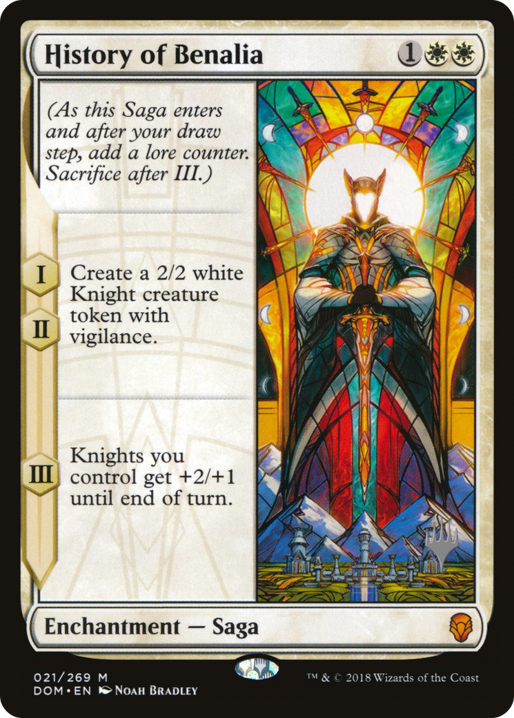 History of Benalia (Promo Pack) [Dominaria Promos] | Grognard Games