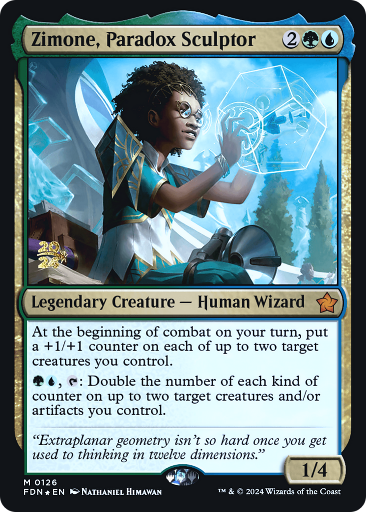 Zimone, Paradox Sculptor [Foundations Prerelease Promos] | Grognard Games