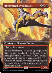 Bonehoard Dracosaur (Borderless) [The Lost Caverns of Ixalan] | Grognard Games