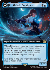 Jill, Shiva's Dominant // Shiva, Warden of Ice (FIN-438) - FINAL FANTASY: (enchantment, Extended Art) | Grognard Games