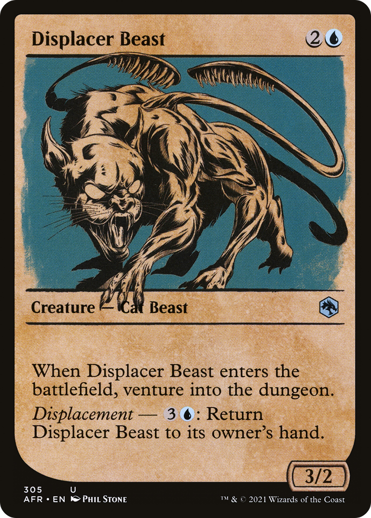 Displacer Beast (Showcase) [Dungeons & Dragons: Adventures in the Forgotten Realms] | Grognard Games