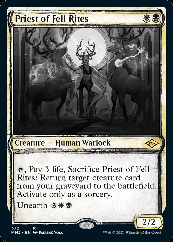 Priest of Fell Rites (Sketch) [Modern Horizons 2] | Grognard Games