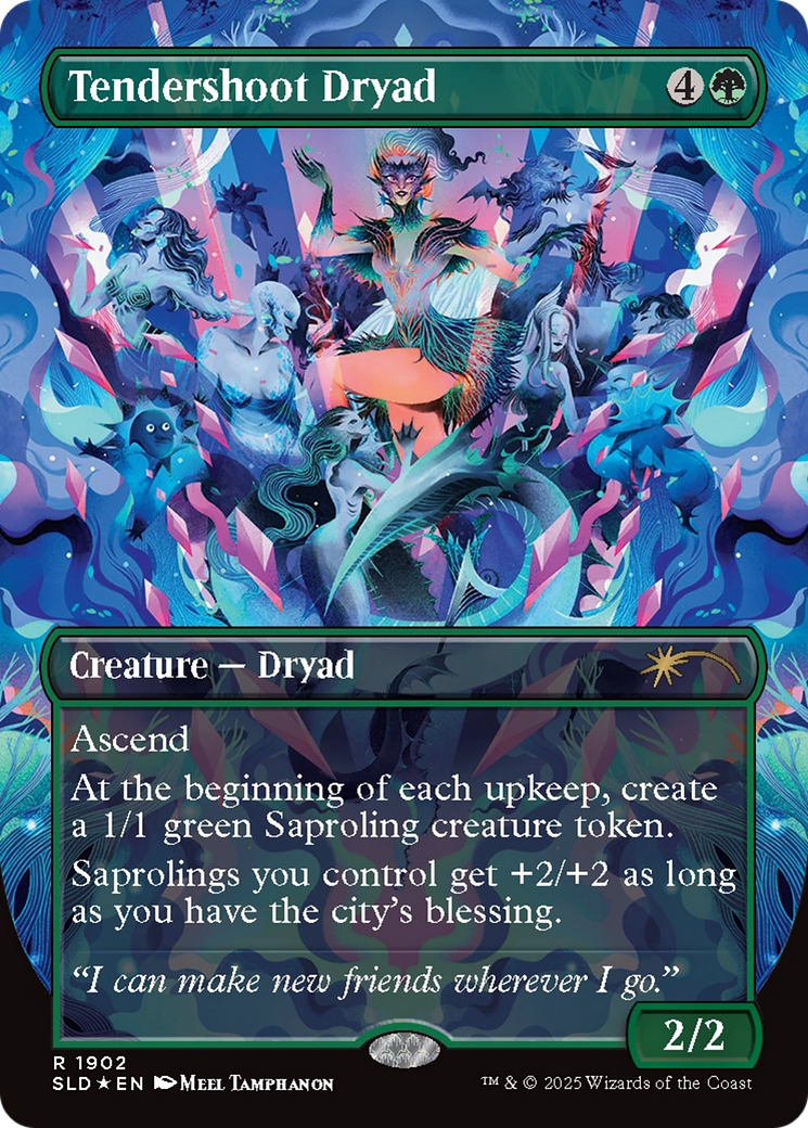 Tendershoot Dryad (Double Rainbow Foil) [Secret Lair Drop Series] | Grognard Games