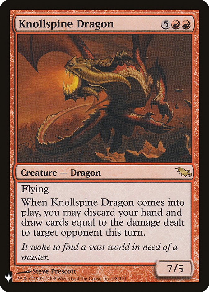 Knollspine Dragon [Mystery Booster] | Grognard Games
