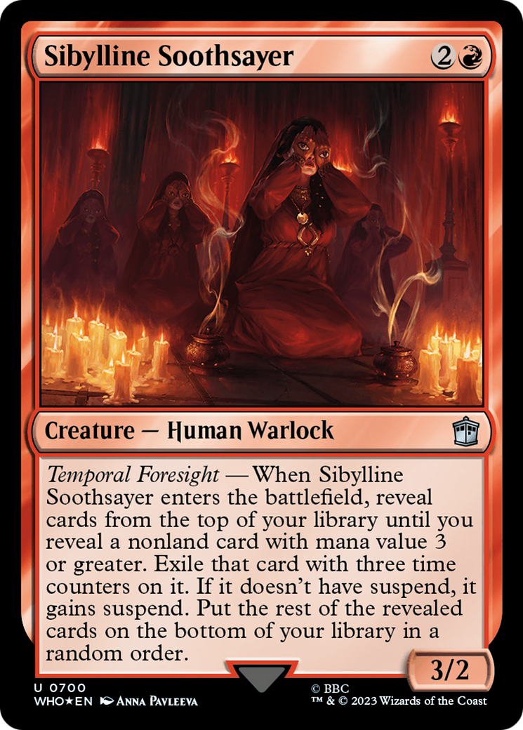 Sibylline Soothsayer (Surge Foil) [Doctor Who] | Grognard Games