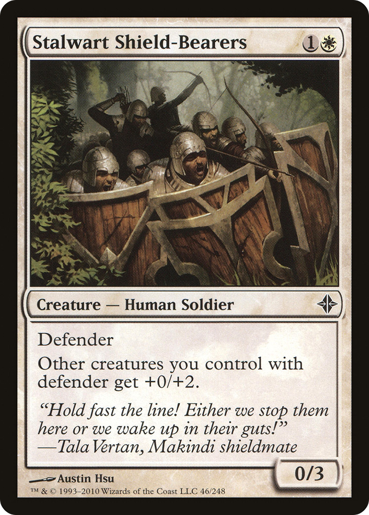 Stalwart Shield-Bearers (ROE-046) - Rise of the Eldrazi Foil | Grognard Games
