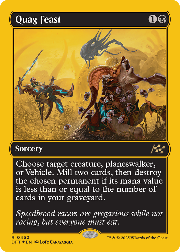 Quag Feast (First-Place Foil) [Aetherdrift] | Grognard Games