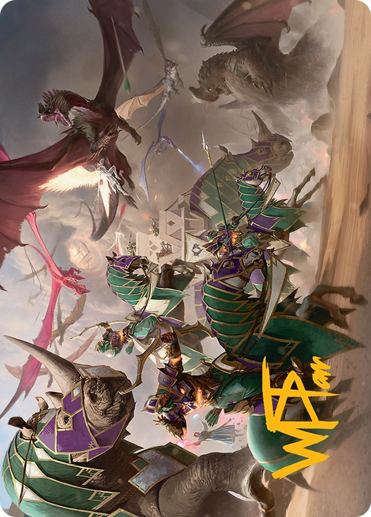 United Battlefront Art Card (5/54) [Tarkir: Dragonstorm Art Series] | Grognard Games