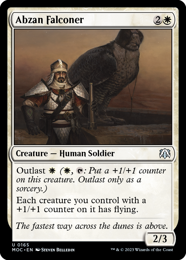 Abzan Falconer [March of the Machine Commander] | Grognard Games