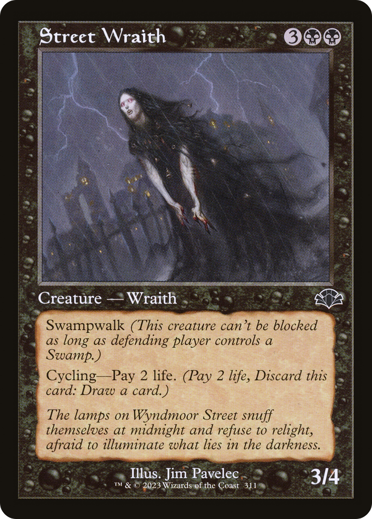 Street Wraith (Retro) [Dominaria Remastered] | Grognard Games