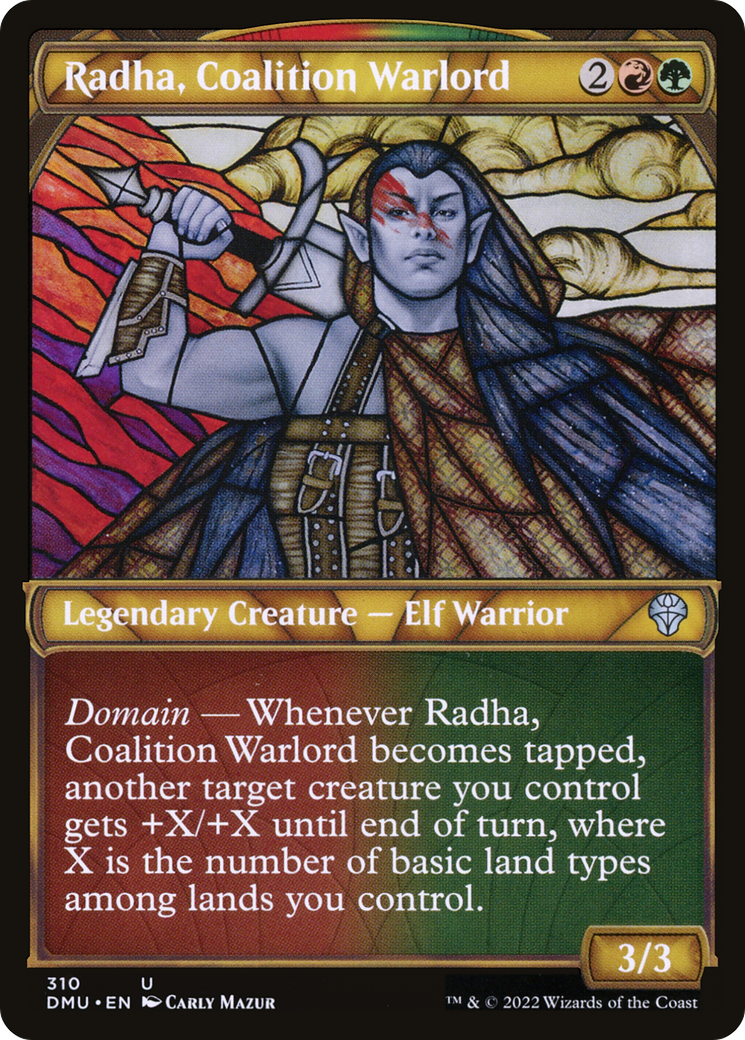 Radha, Coalition Warlord (Showcase) [Dominaria United] | Grognard Games