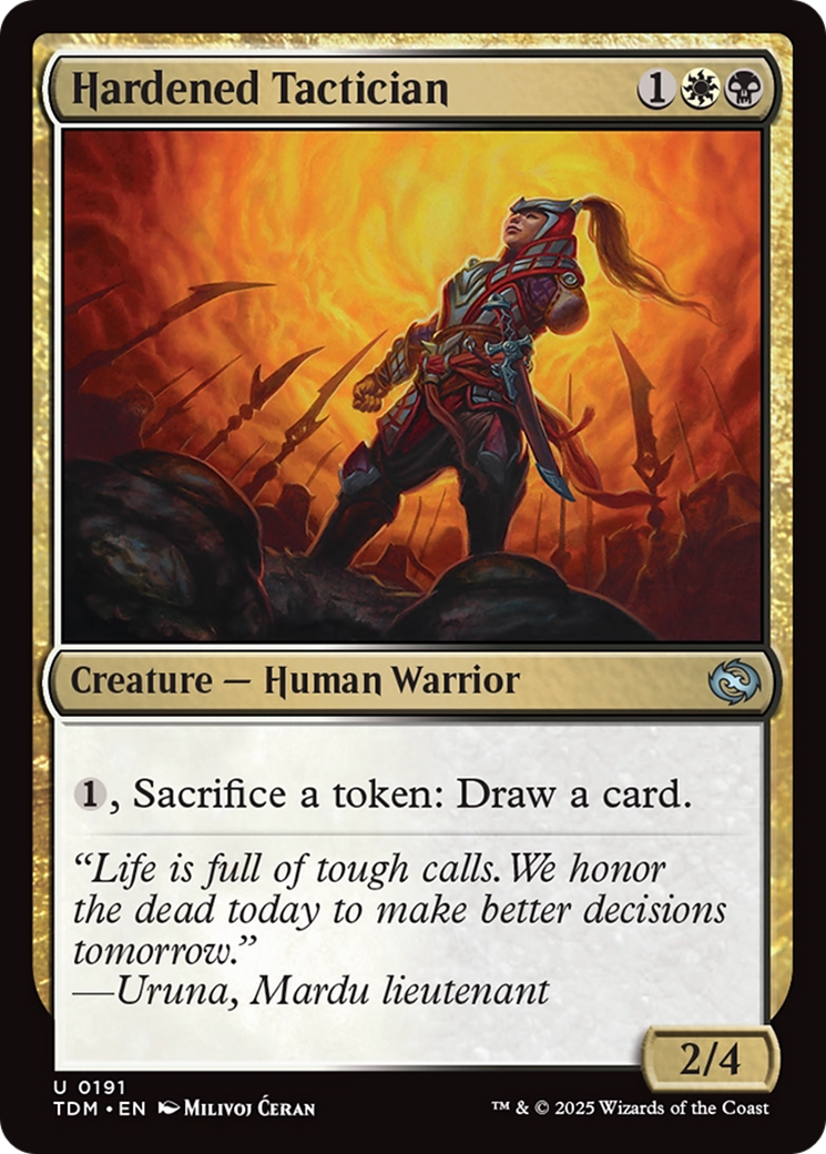 Hardened Tactician [Tarkir: Dragonstorm] | Grognard Games