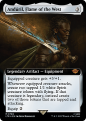 Anduril, Flame of the West (Extended Art) (Surge Foil) [The Lord of the Rings: Tales of Middle-Earth] | Grognard Games