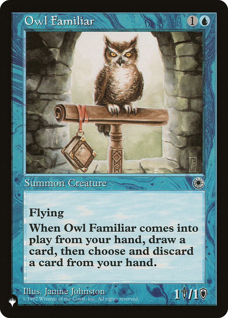 Owl Familiar [The List Reprints] | Grognard Games