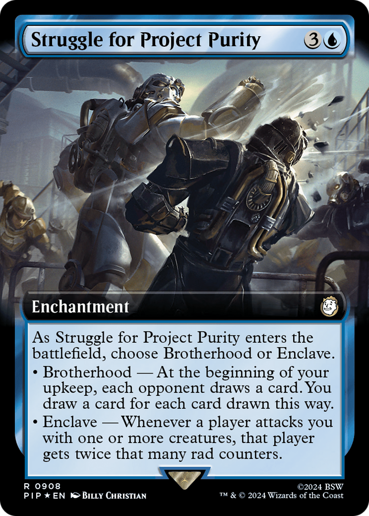 Struggle for Project Purity (Extended Art) (Surge Foil) [Fallout] | Grognard Games