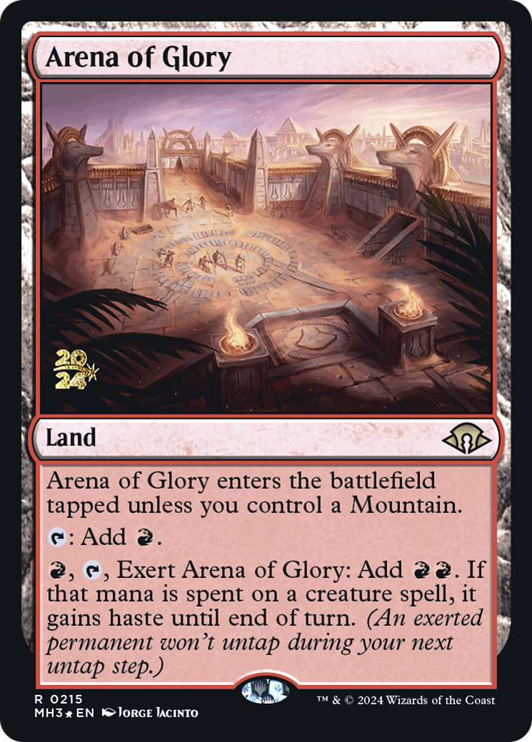 Arena of Glory [Modern Horizons 3 Prerelease Promos] | Grognard Games