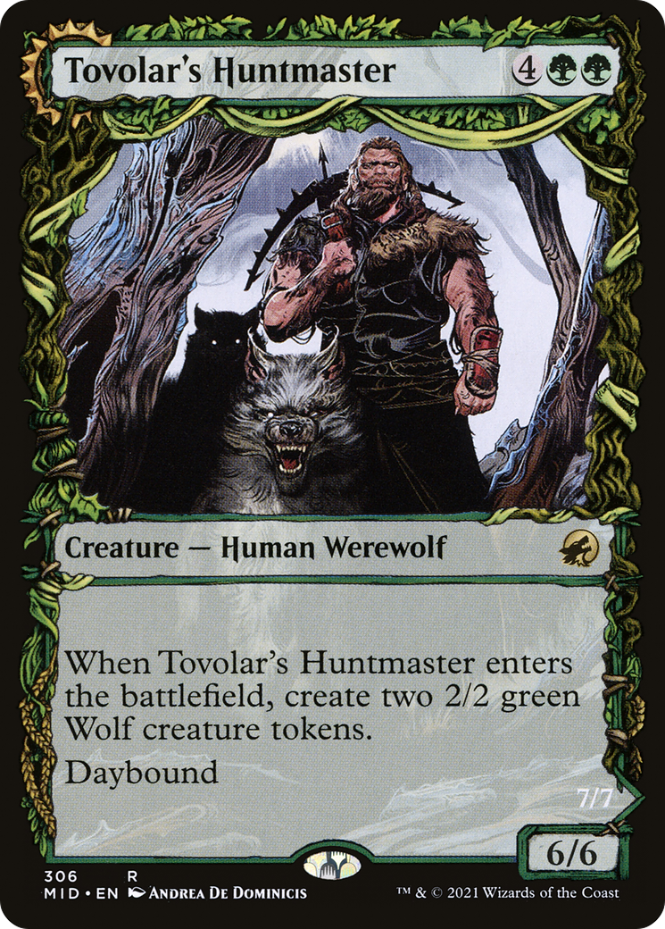 Tovolar's Huntmaster // Tovolar's Packleader (Showcase Equinox) [Innistrad: Midnight Hunt] | Grognard Games