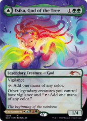 Esika, God of the Tree // The Prismatic Bridge (Display Commander) (Borderless) [Secret Lair: From Cute to Brute] | Grognard Games