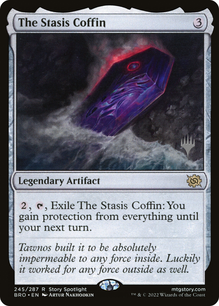 The Stasis Coffin (Promo Pack) [The Brothers' War Promos] | Grognard Games
