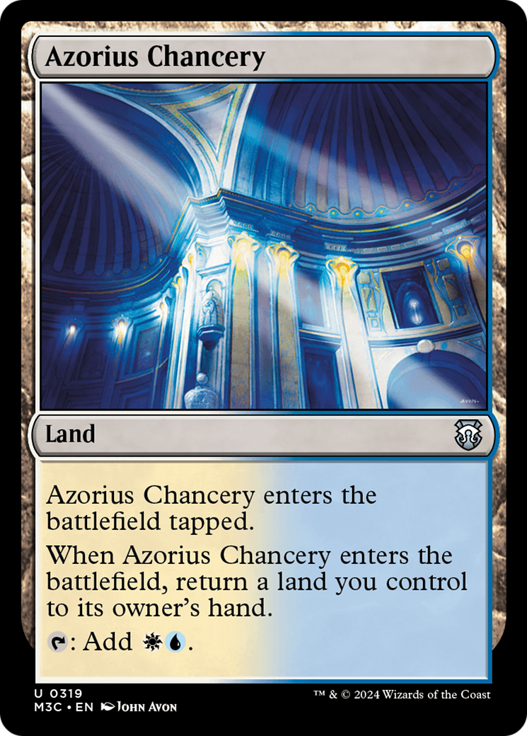 Azorius Chancery [Modern Horizons 3 Commander] | Grognard Games