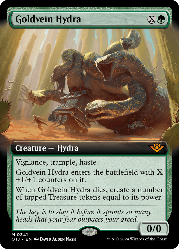 Goldvein Hydra (Extended Art) [Outlaws of Thunder Junction] | Grognard Games