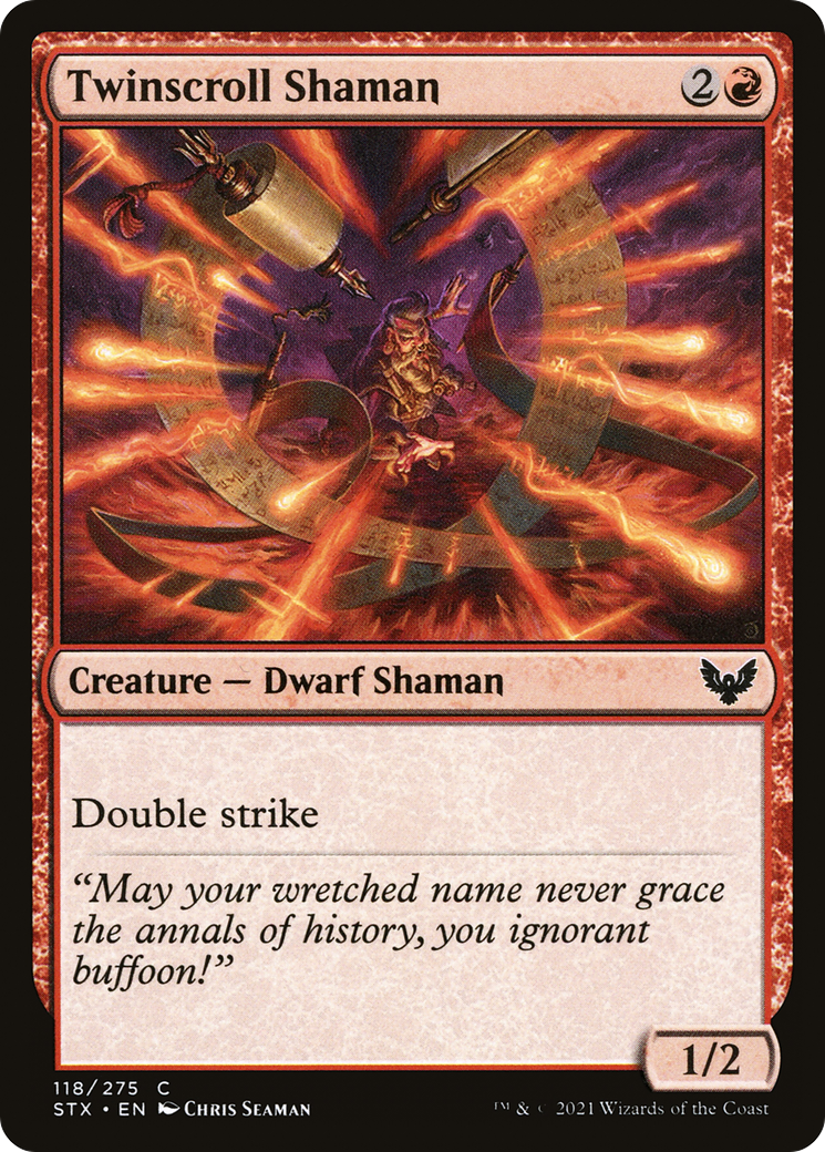 Twinscroll Shaman [Strixhaven: School of Mages] | Grognard Games