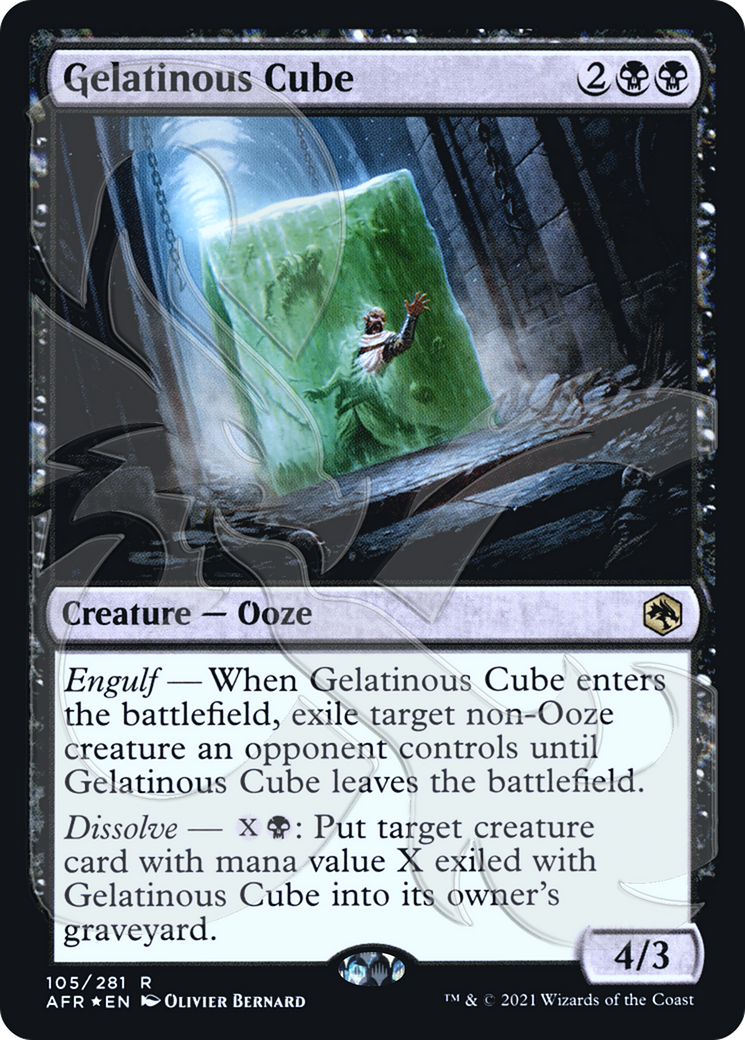 Gelatinous Cube (Ampersand Promo) [Dungeons & Dragons: Adventures in the Forgotten Realms Promos] | Grognard Games