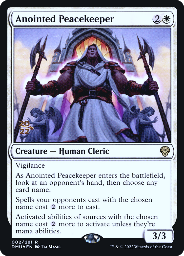 Anointed Peacekeeper [Dominaria United Prerelease Promos] | Grognard Games