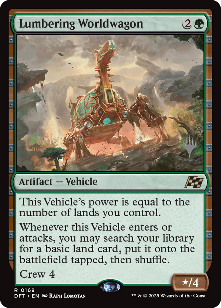 Lumbering Worldwagon (Promo Pack) [Aetherdrift Promos] | Grognard Games
