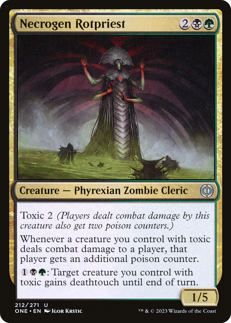 Necrogen Rotpriest [Phyrexia: All Will Be One] | Grognard Games