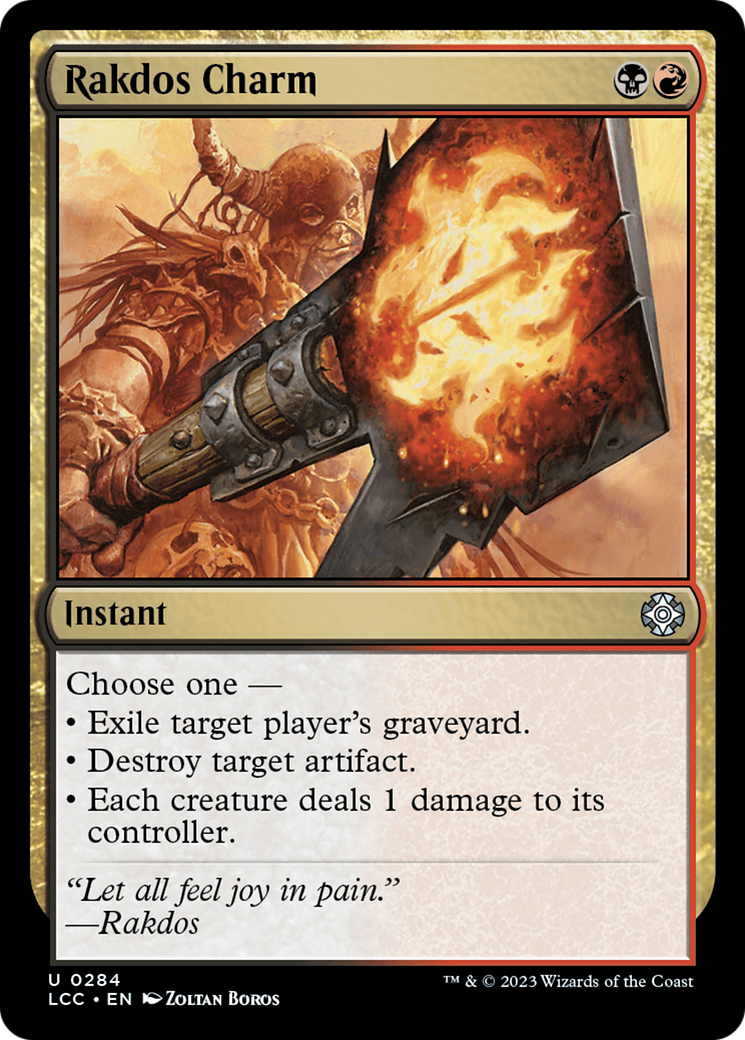 Rakdos Charm [The Lost Caverns of Ixalan Commander] | Grognard Games