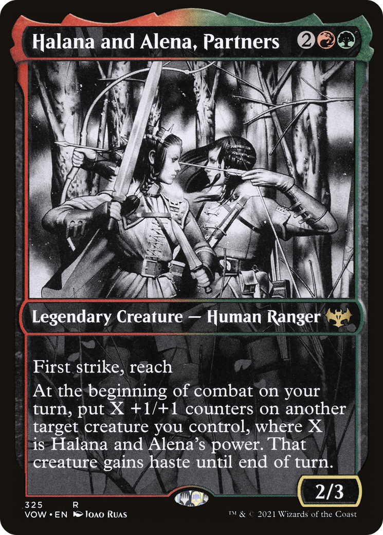 Halana and Alena, Partners (Showcase Eternal Night) [Innistrad: Crimson Vow] | Grognard Games