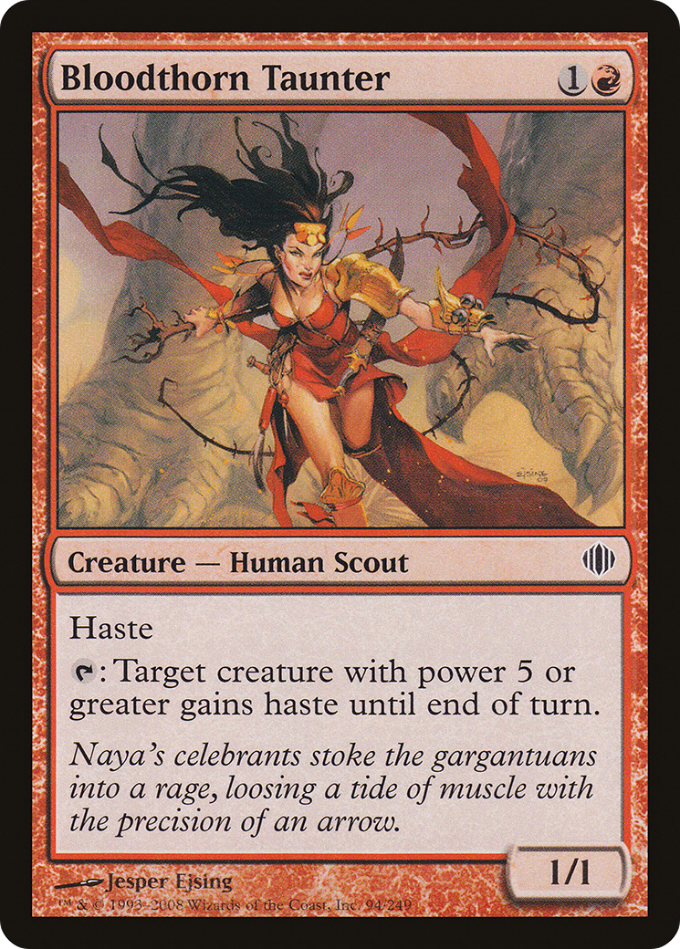 Bloodthorn Taunter [Shards of Alara] | Grognard Games