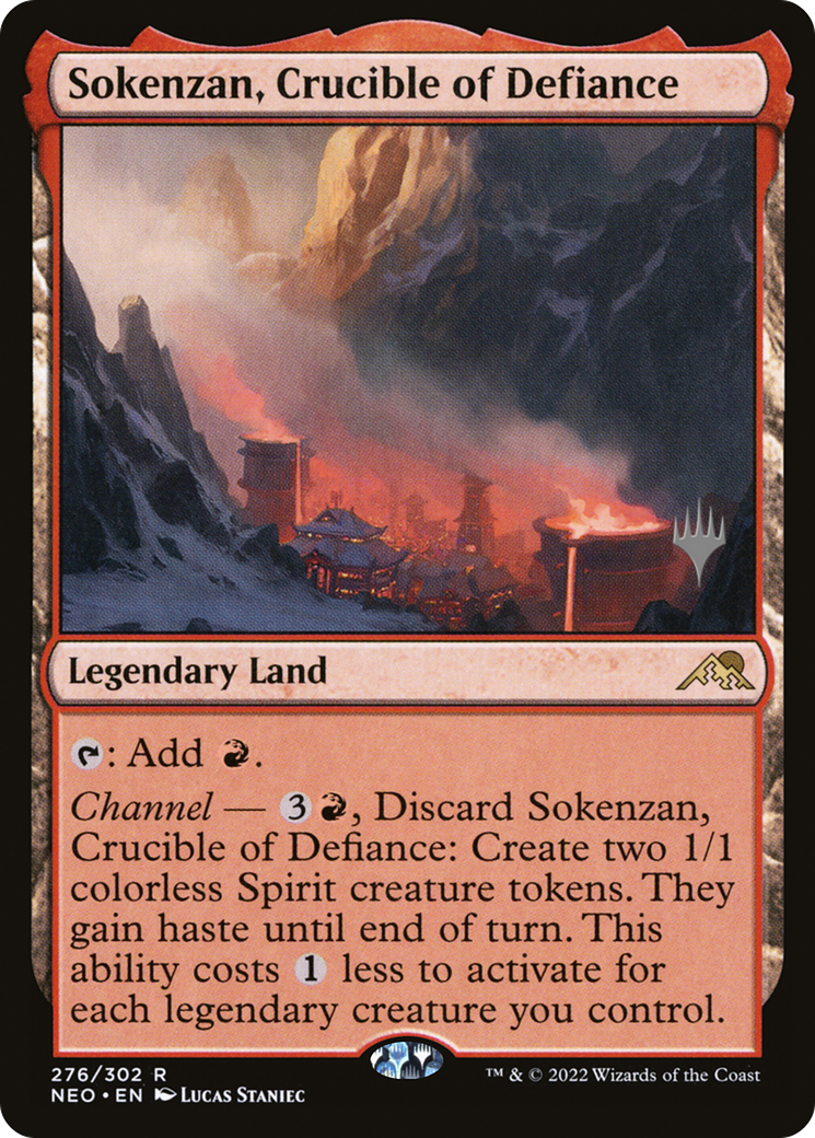 Sokenzan, Crucible of Defiance (Promo Pack) [Kamigawa: Neon Dynasty Promos] | Grognard Games